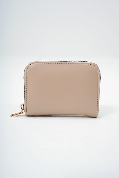 Trend Alaçatı Stili Women's Beige Faux Leather Mini Card Holder Alc-X14079