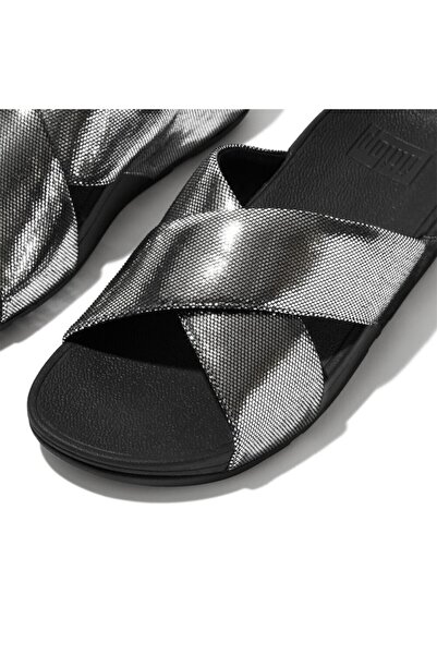 Fitflop Lulu lustra cross slides - all black