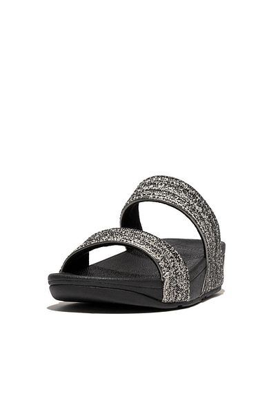 Fitflop شرائح لولو شيمرويف - مزيج أسود