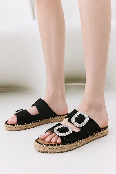 Yaya by Hotiç Black Yaya Women's Slippers