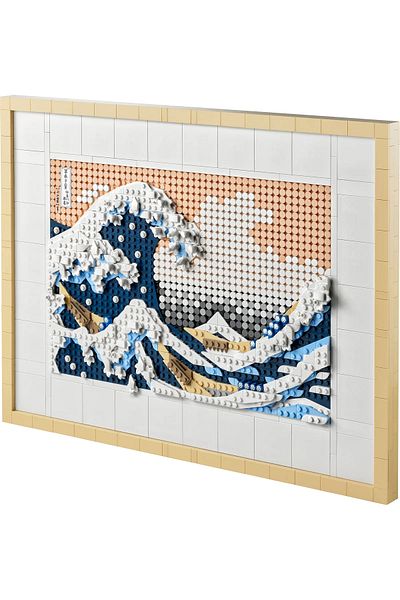 LEGO Art Hokusai Great Wave 31208 - Japanese Painting Making Set for Adults (1810 Pieces)