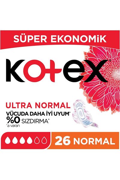 Kotex Ultra Super Economical - 26 Pack Hygienic Pads Category