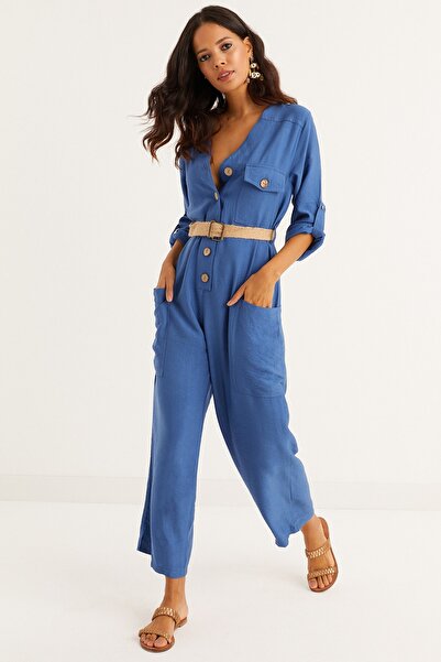 Cool & Sexy Jumpsuit - Blau - Normal