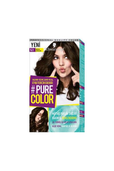 Schwarzkopf Pure Color 5-1 Buzlu Çikolata