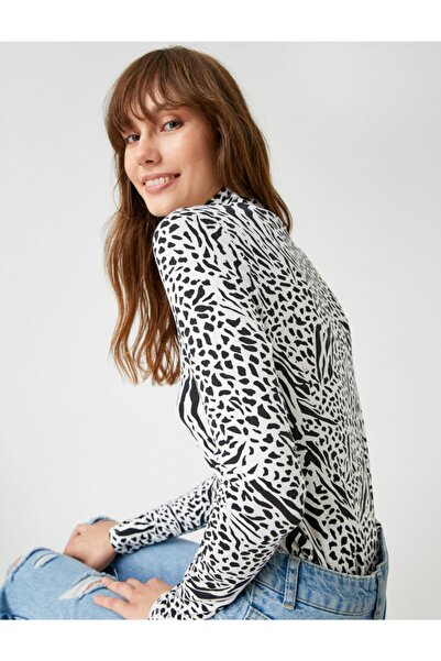 Koton Μακρυμάνικο μπλουζάκι με σχέδια