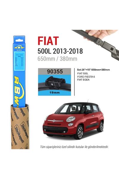 Rbw Fiat 500l Muz Silecek Takımı (2013-2018)