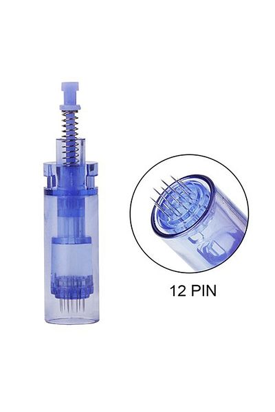SYS Dermapen Pen Compatible Auto Microneedle Tem 12 Pin A1 Dermapen Needle 10 Pieces