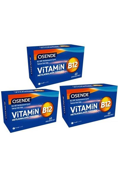 Osende Tab Osende Vitamin B12 60 Under Tongue Tablet X 3 Pieces