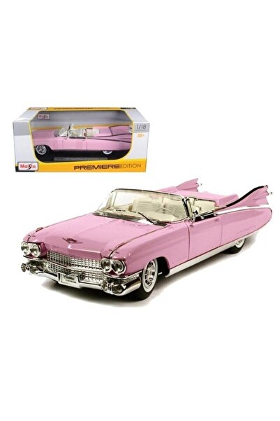 Genel Markalar 1/18 1959 Cadillac Eldorado Biarritz Diecast Model Araba Hayat Oyuncak
