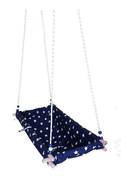 Navy blue shop baby swing