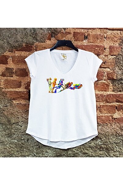 SCUBAPROMO تي شيرت كاجوال مطبوع عليه Evelotion Scuba Diver