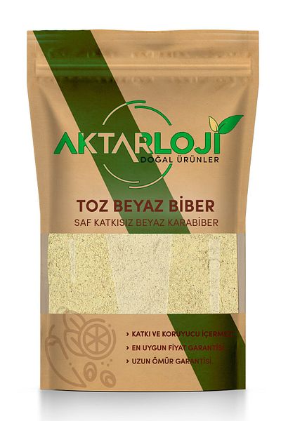 aktarloji 1 kg Powder White Pepper (White Black Pepper) New Ground 'pure'