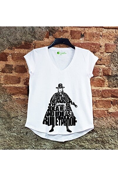 SCUBAPROMO Μπλουζάκι με στάμπα Vendetta Calligraphy Casual