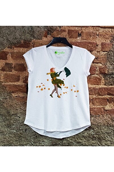 SCUBAPROMO Autumn Printed Women's Casual T-Shirt