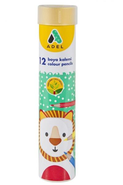 Adel 12 لونًا من أقلام الطلاء الأنبوبية المعدنية