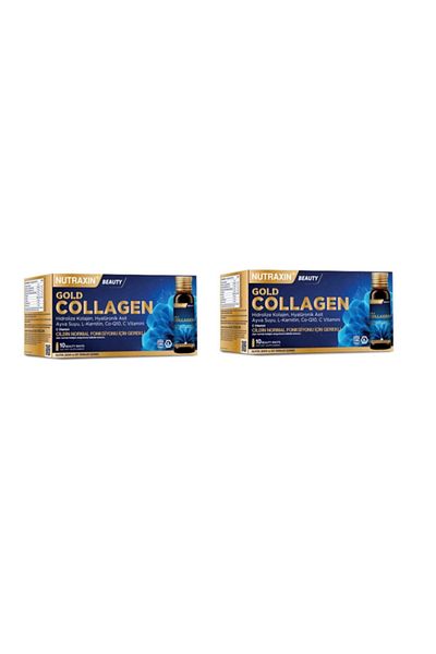 Nutraxin BeautyGoldCollagen - 10x50ml2 Pieces