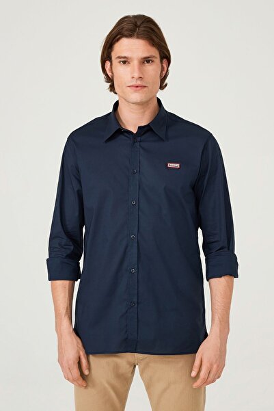 Roberto Cavalli Relaxed Cut Long Sleeve Men's Shirt