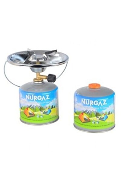 NURGAZ Mavi Kamp Ocak Kartuş Portatif Ocak Tüp 420 gr 2 Adet