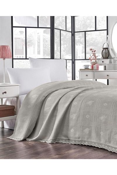Nevin Acar Double Lace Cotton Pique Bedspread