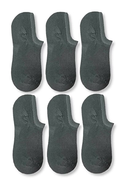 BLACK SWALLOW Men's Black Bamboo Invisible Sneaker Socks Pack of 6