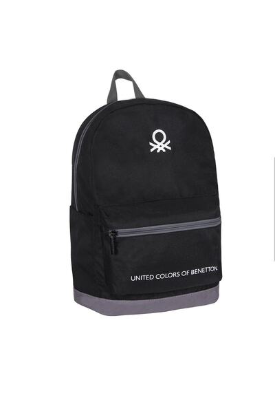 Benetton United Colors Of Casual Backpack 70419 Black