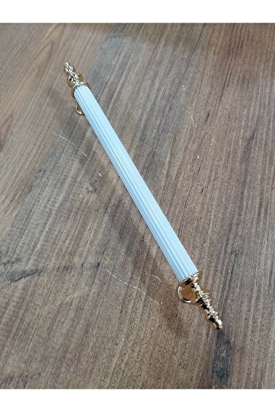 ARON Kumru Rustik Altın Beyaz Mobilya Vestiyer Çekmece Mutfak Dolap Kulbu 192mm