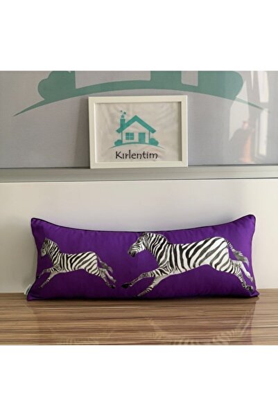 KIRLENTİM E712 Κάλυμμα μαξιλαριού με μοτίβο διπλής όψης και στις άκρες