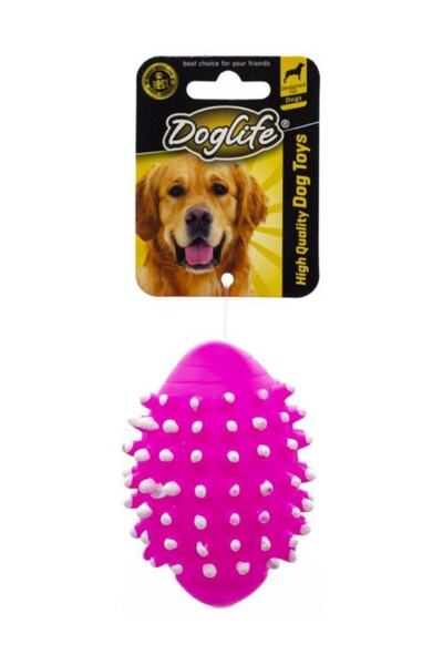 Doglife لعبة الرجبي البلاستيكية الشائكة للكلاب 2922