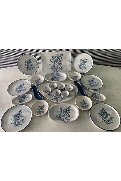 Keramika 24 Piece Blue Magic Breakfast Set
