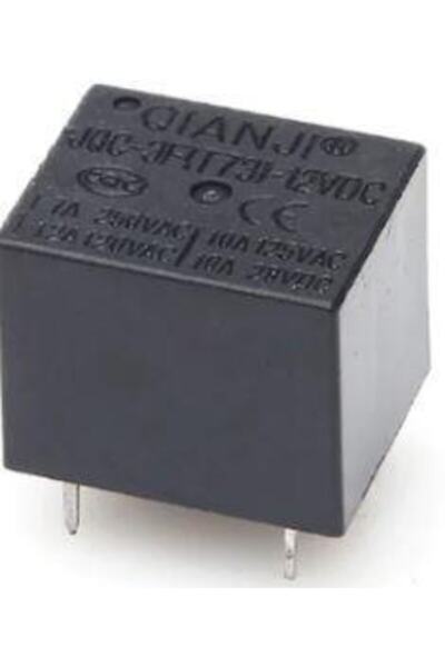 Elektronikport Röle 12v Dc Siyah Qianji / Jqc-3f(t73