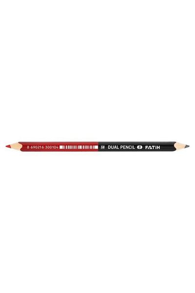 Fatih My First Pen Triangle Jumbo Dual Double Nib Red Black Set of 6