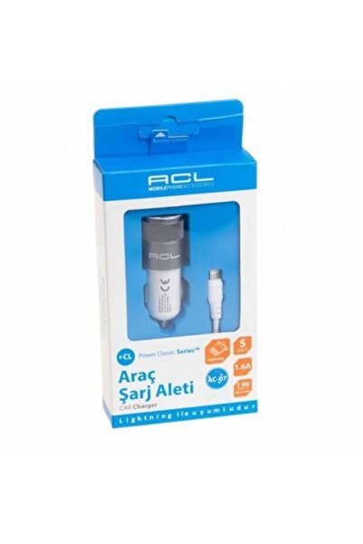 ACL Ac-07 / Araç Çakmaklık Şarj Aleti 1,6a Lightning 5w