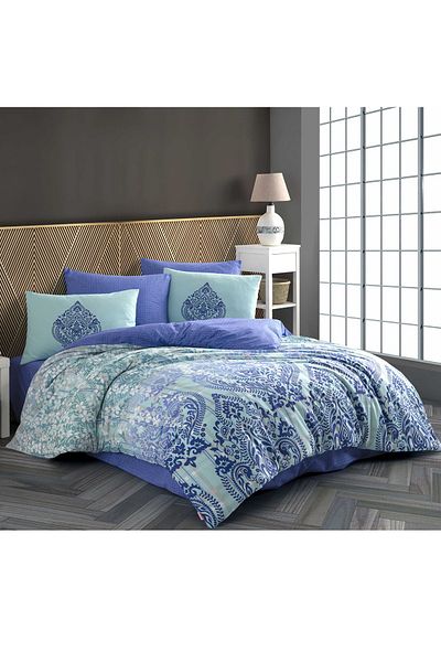 Hobby Desire Single Ranforce Duvet Cover Set Turquoise