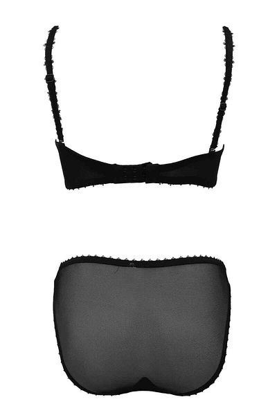Le Jardin Set sutien fără bretele Diandra negru pentru femei 5150