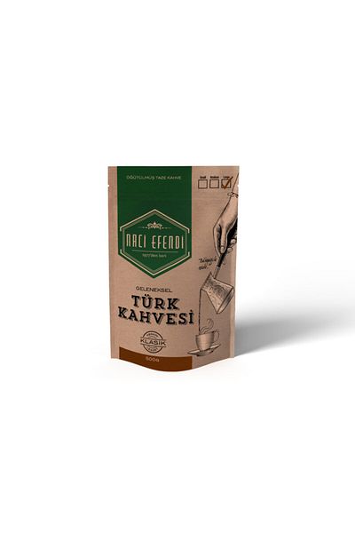 MEŞHUR SAFRANBOLU LOKUMCUSU Naci Efendi Daily Fresh Shoot Turkish Coffee 500 gr