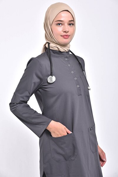Owlet Medikal Lycra Surgical Hijab Set Smoked