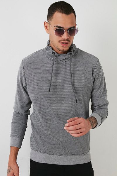 Buratti Βαμβακερό Stand Collar Slim Fit Sweat Ανδρικό Φούτερ 5905032