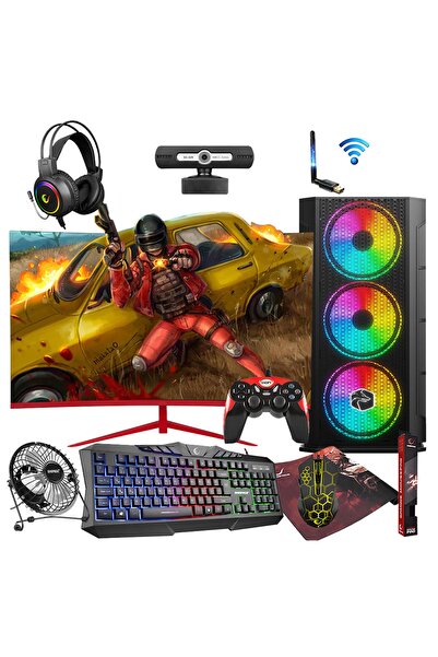 Zeiron Afx20 Amd Ryzen 5 3600 8gb 128gb Ssd+500gb Hdd Rx550 23.8" Oyuncu Bilg...