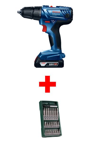 Bosch Gsr 180 Li Akülü Vidalama Makinesi ( X-line 25 Parça Delme&vidalama Set...