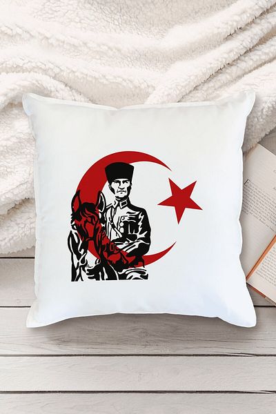 Yaprak Hediyelik 30 August Victory Day Designed Pillow