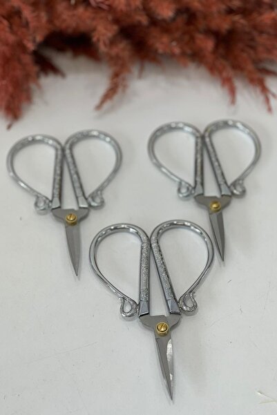 malzemeeminonuu Foarfece de logodnă, Foarfece dolofane, argintiu (BUC.)