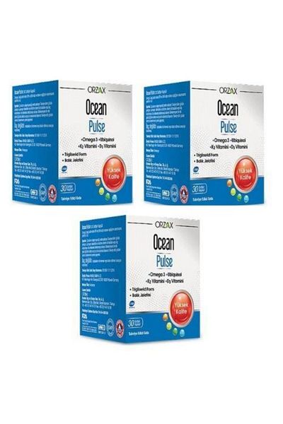 Ocean Orzax Pulse 30 Capsules - X 3 Pack