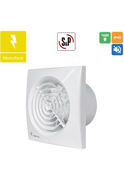 Soler&Palau Soler Palau Silent 200 Cz Kanal 120mm M³/h 180 Db 33 Sessiz Tasar...