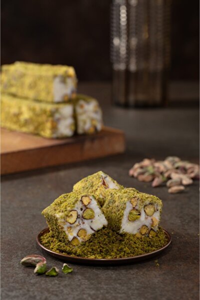 MEŞHUR SAFRANBOLU LOKUMCUSU Fitil Toz Fıstıklı Duble Sultan Lokum 500 gr