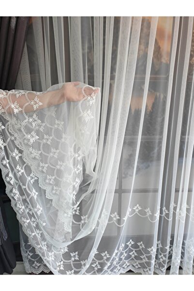 lüks House Grek Etek Tül Perde Desen 7 - Sık Pile 1e3