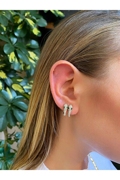 bymissnora Yılan Tasarım Küpe