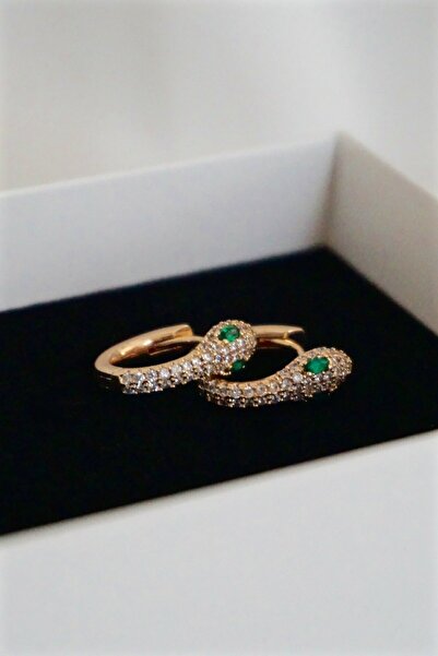 bymissnora Yılan Tasarım Küpe