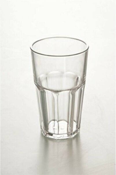 ÇARŞIPAK 4 قطع أكواب بلاستيكية شفافة غير قابلة للكسر بسعة 400 مل، 4 قطع