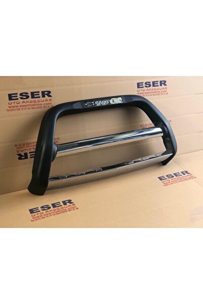 EserOtoAksesuar Volkswagen Caddy 3'lü Set Yan Basamak + Ön Koruma + Arka Koruma Demiri (tüm Modeller İle Uyumludur)