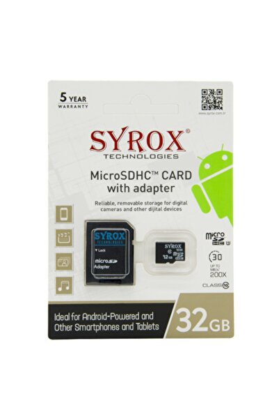 TEKNOTOK Syrox 32 GB Memory Card Syrox Mc32